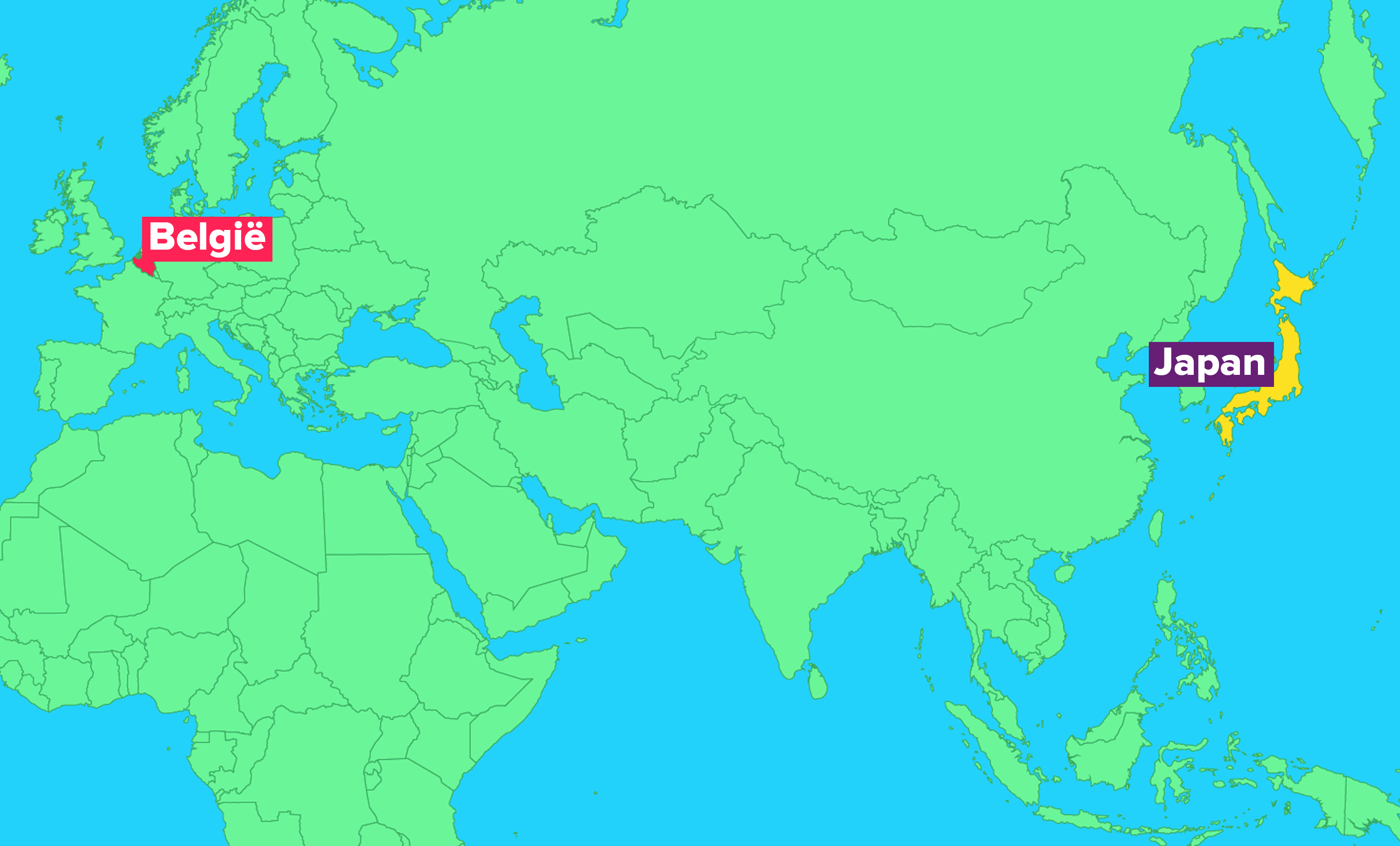 Kaart Van Japan 2021 - Vogels